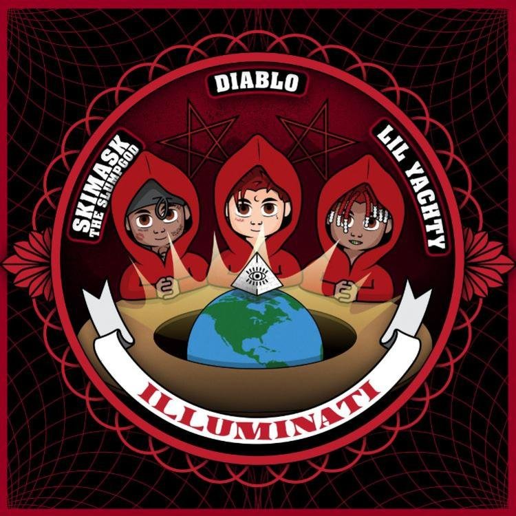 Read more about the article Diablo Recruits Ski Mask The Slump God & Lil Yachty For “Illuminati” (Review & Stream)