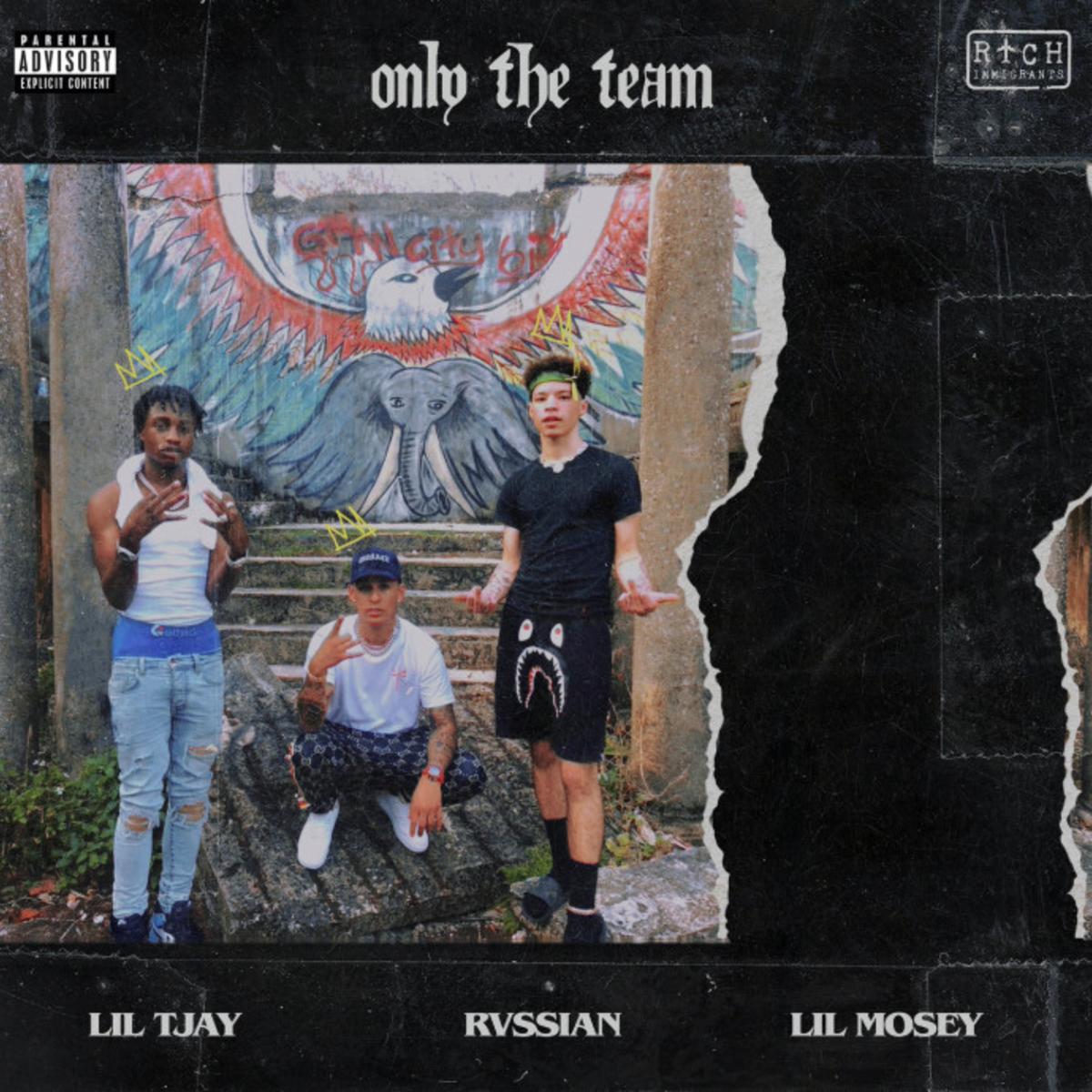 Rvssian Recruits Lil Tjay & Lil Mosey For “Only The Team”