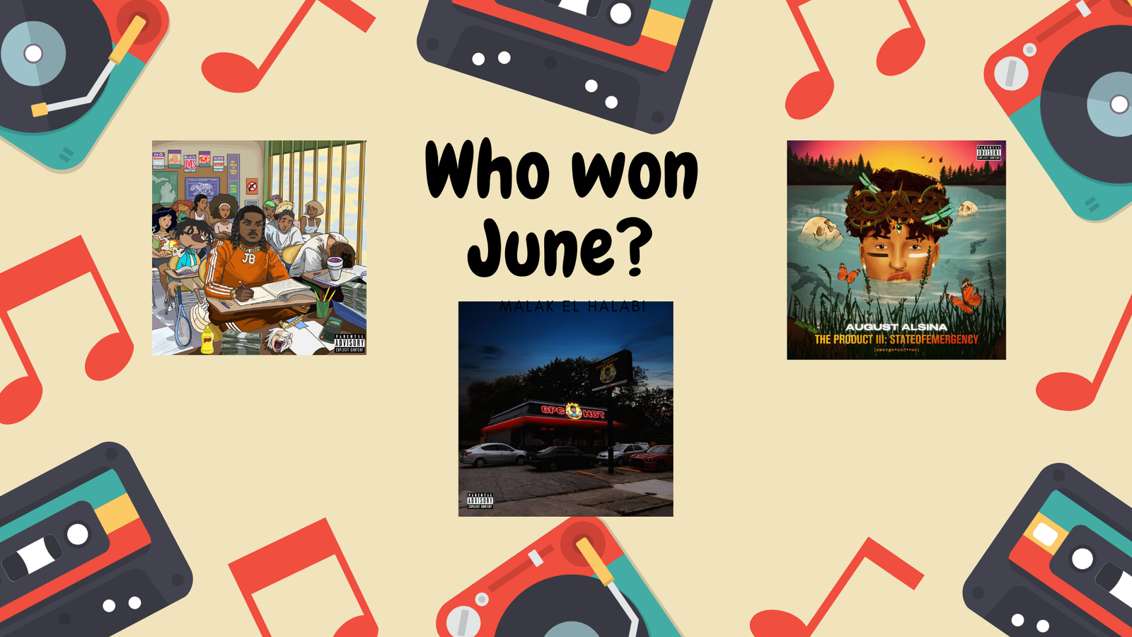 Read more about the article Ratings Game Music Presents: Vote Or Die (What Album Won June?) (Poll Inside)