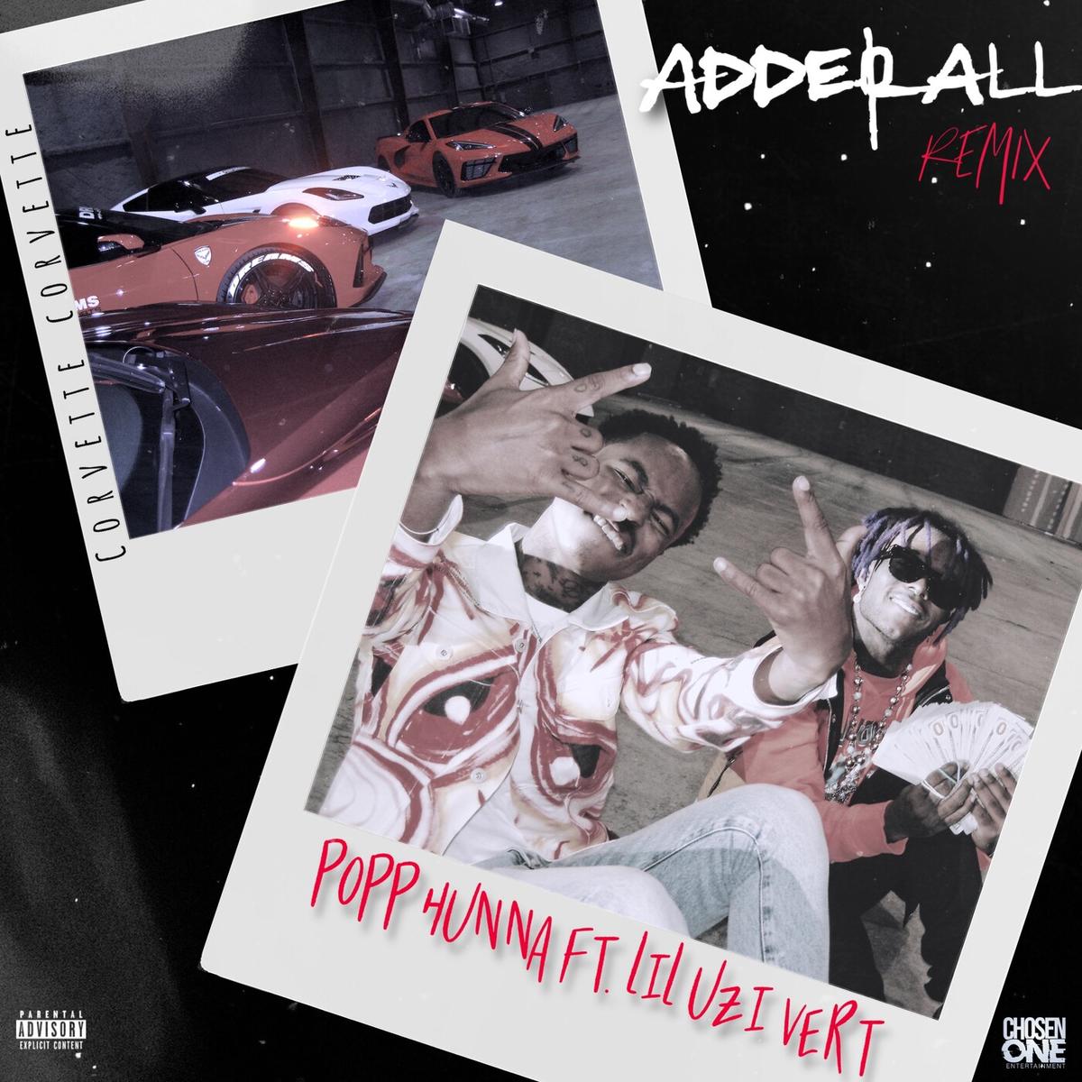 Lil Uzi Vert Hops On Popp Hunna’s “Adderall (Corvette Corvette)” Track