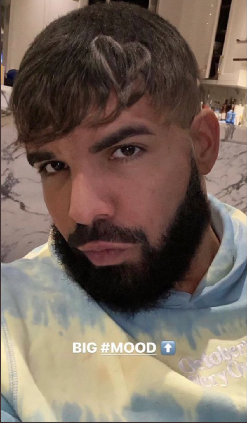 Drake Debuts New Hairstyle