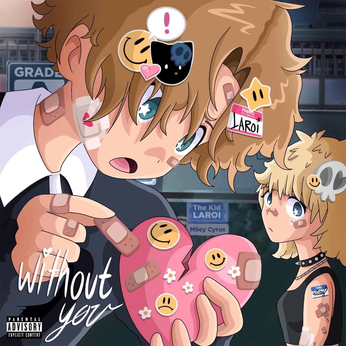 Miley Cyrus Hops On The Kid LAROI's "WITHOUT YOU" - Ratings Game Music