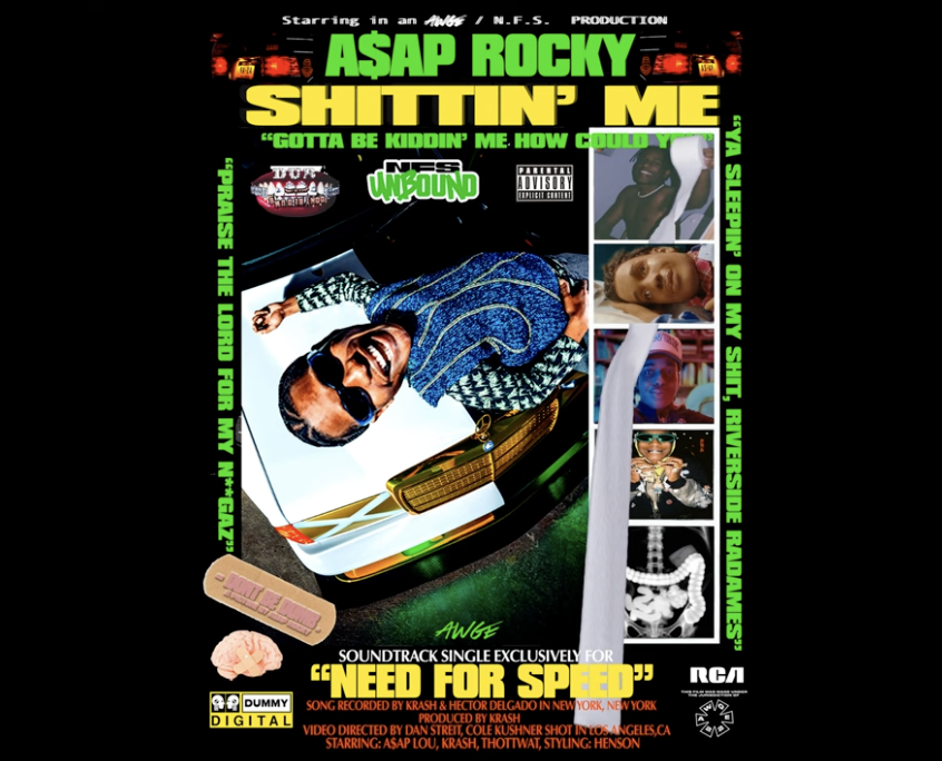 A$AP Rocky Drops Serious Bars In “Shittin Me”