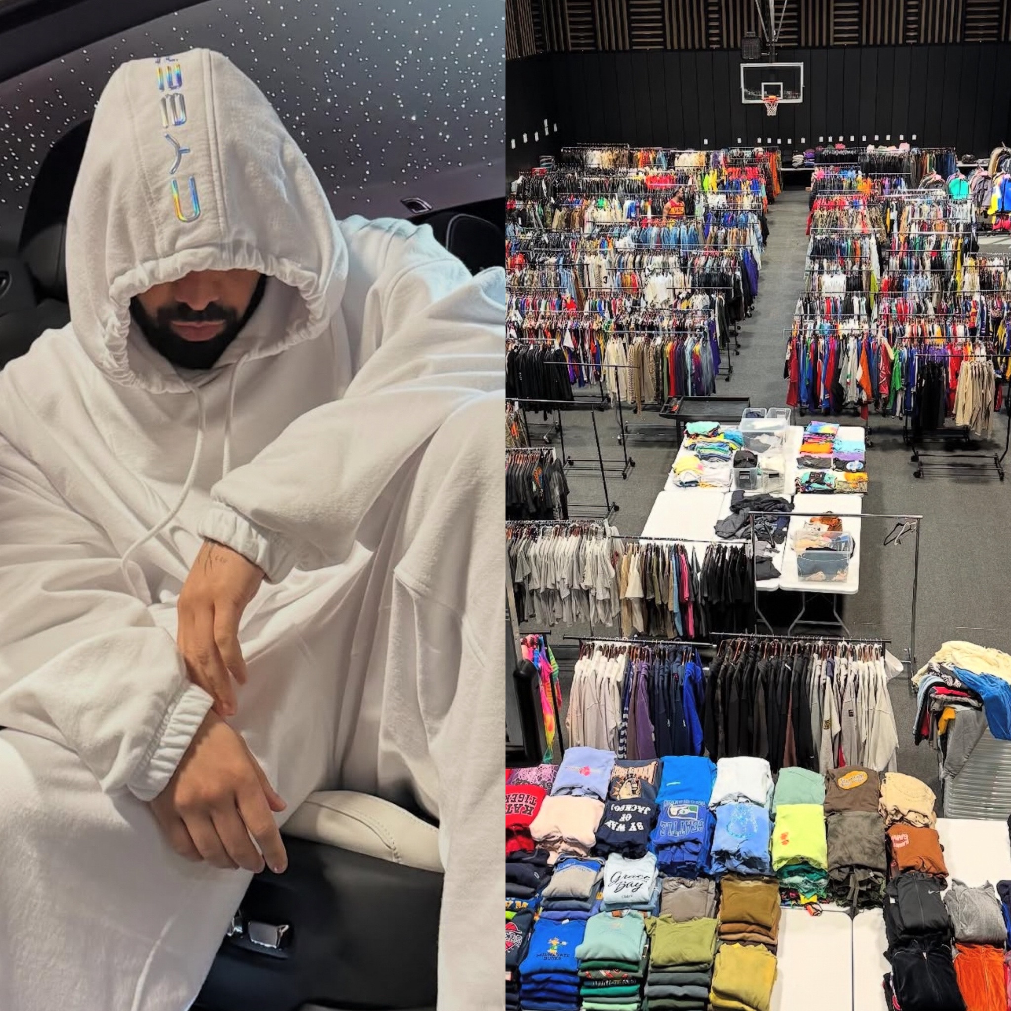 Drake Turns Heads with Basketball Court-Sized Closet | RGM