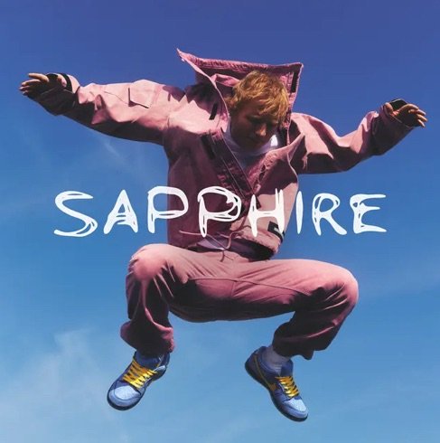 Ed Sheeran's cover art for Sapphire.
